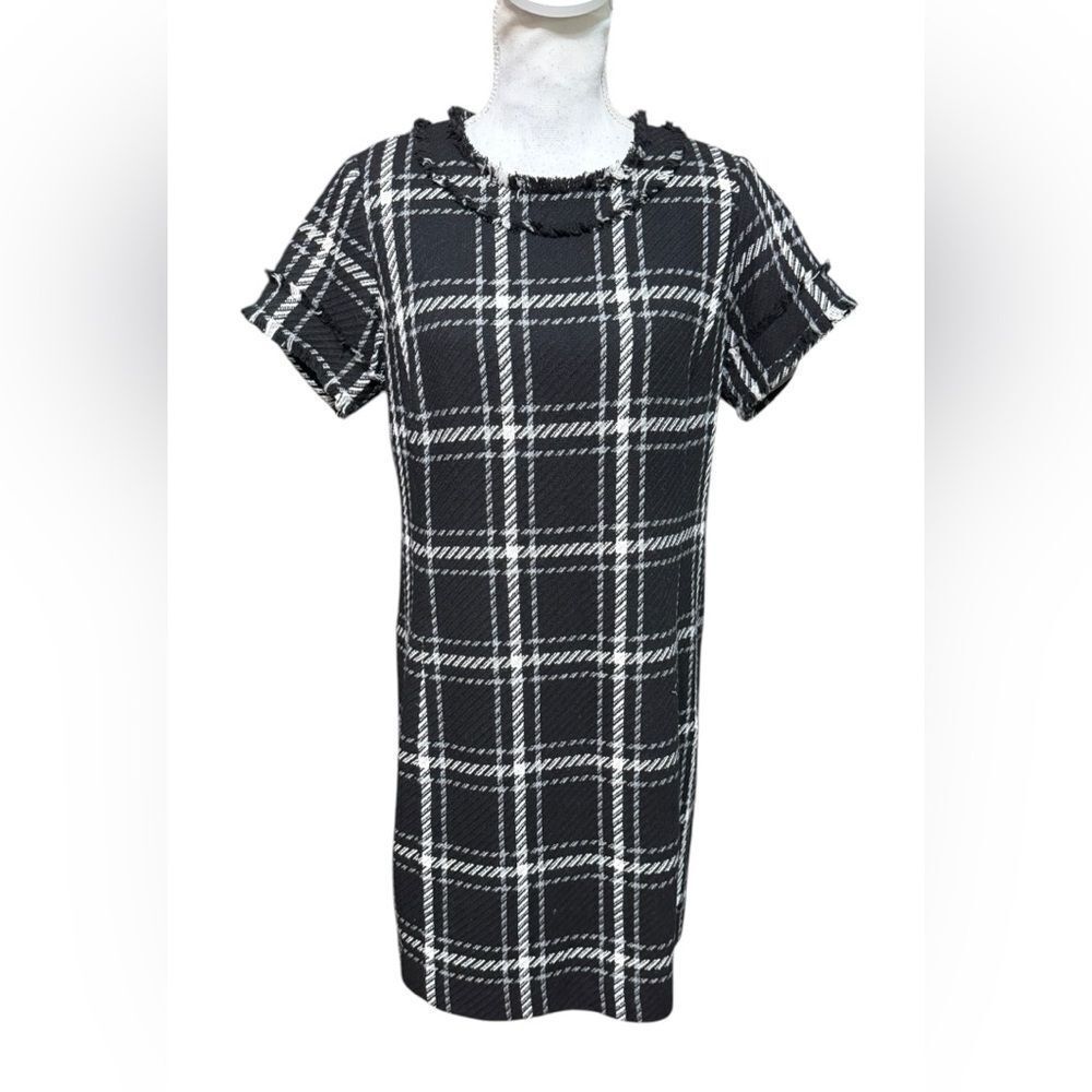 Sail‎ to Sable TWEED SHORT SLEEVE SHIFT DRESS 8